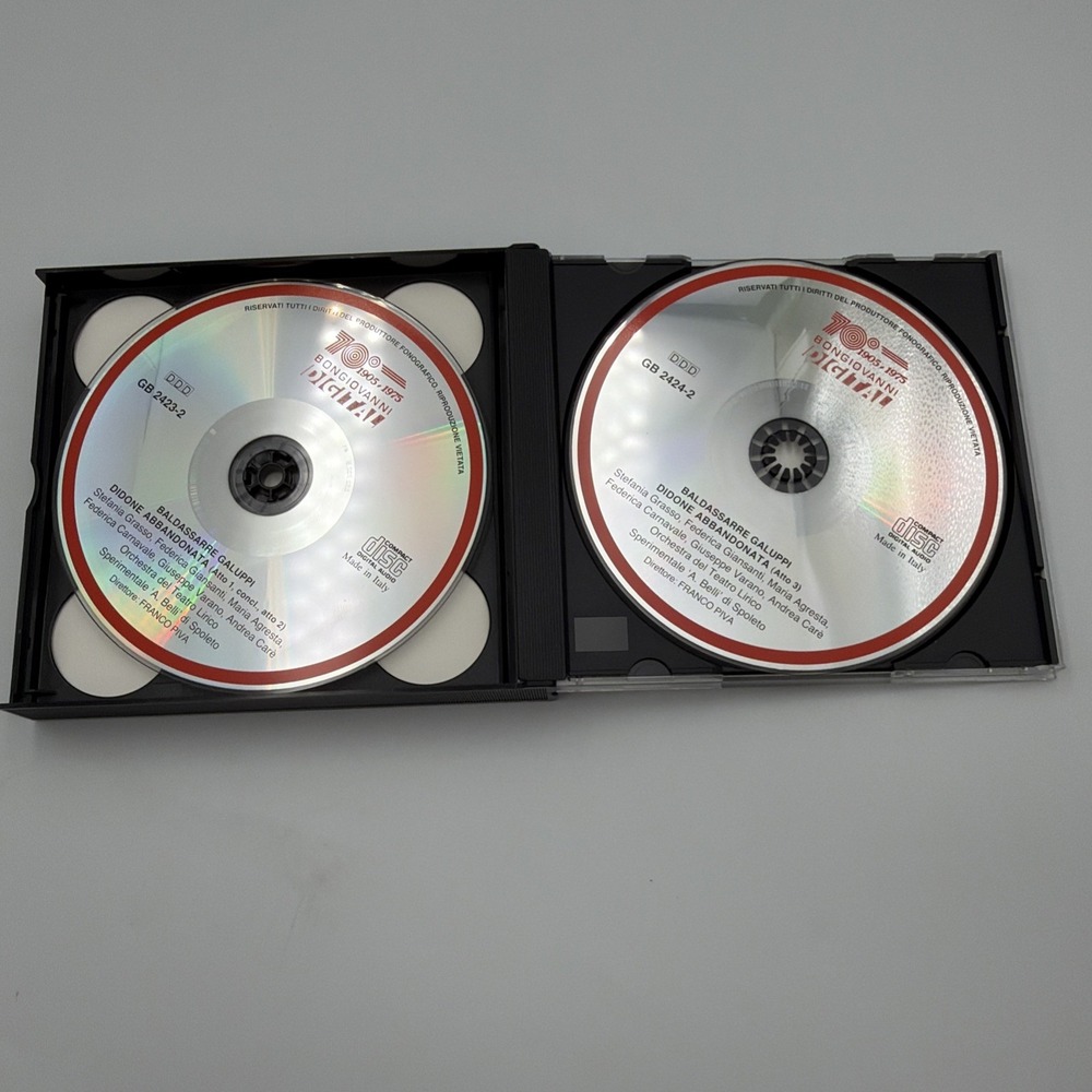 FRANCO PIVA BALDASSARRE GALUPPI: DIDONE ABBANDONATA 3 Cd Set - Picture 4 of 5